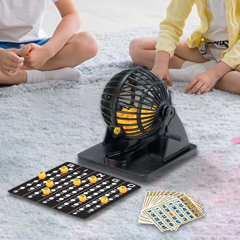 أوتاد مكنسة قفص آلة اليانصيب م - مراجعة Board Game Live وسعره